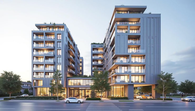 Artist's impression of a residential project, illustrative image for Chembur