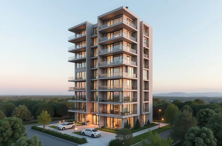 Artist's impression of Rustomjee Redevelopment Projects Mumbai